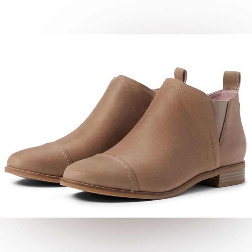 Toms leather booties